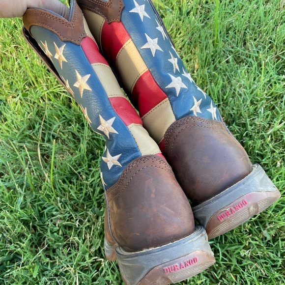 Durango Rebel Patriotic Western Boots Size 9EE - Picture 7 of 10